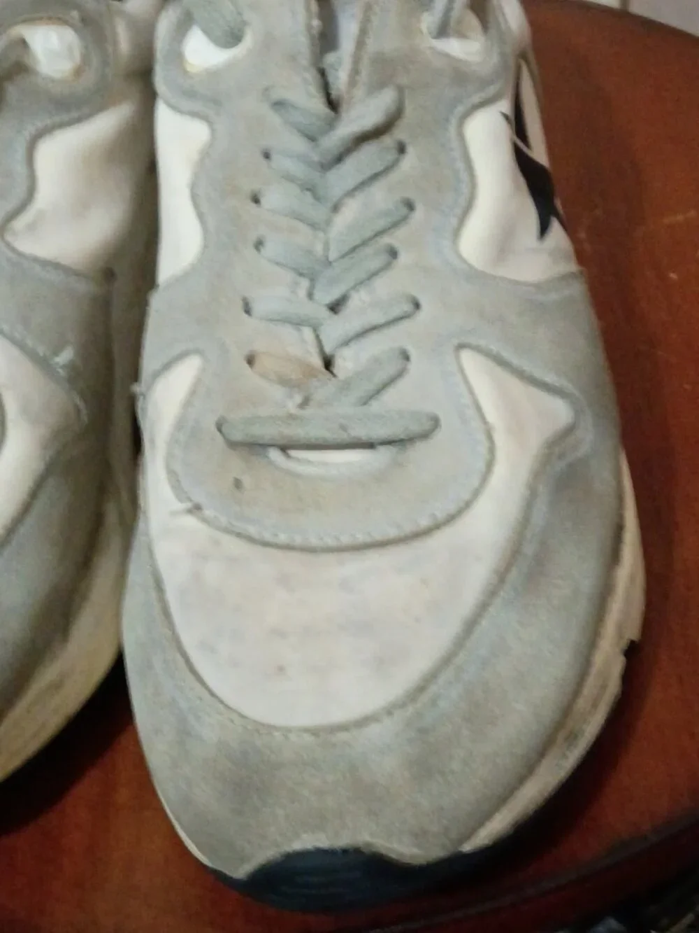 Golden Goose Running Sole Women's White Gray Sneakers EU38 US8